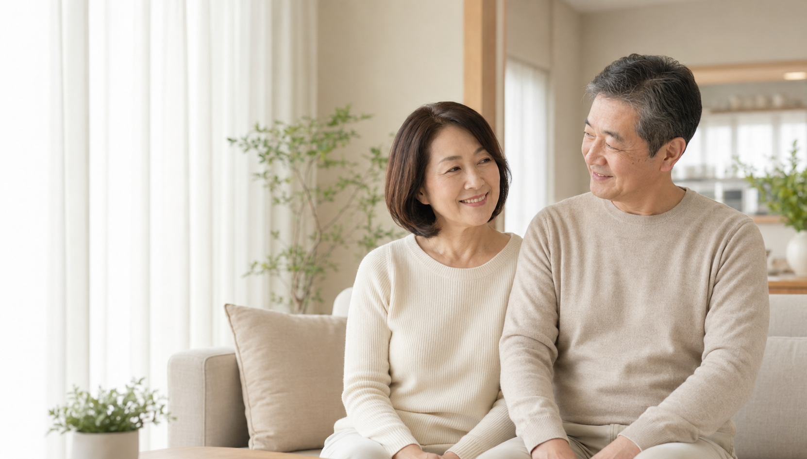 肩こりケアを学んだ夫婦のイメージ